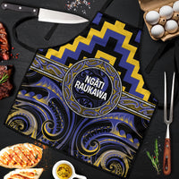 Aotearoa Ngati Raukawa Apron Maori Iwi Poutama Puhoro Tattoo LT14 Blue - Polynesian Pride
