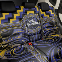 Aotearoa Ngati Raukawa Back Car Seat Cover Maori Iwi Poutama Puhoro Tattoo LT14 - Polynesian Pride