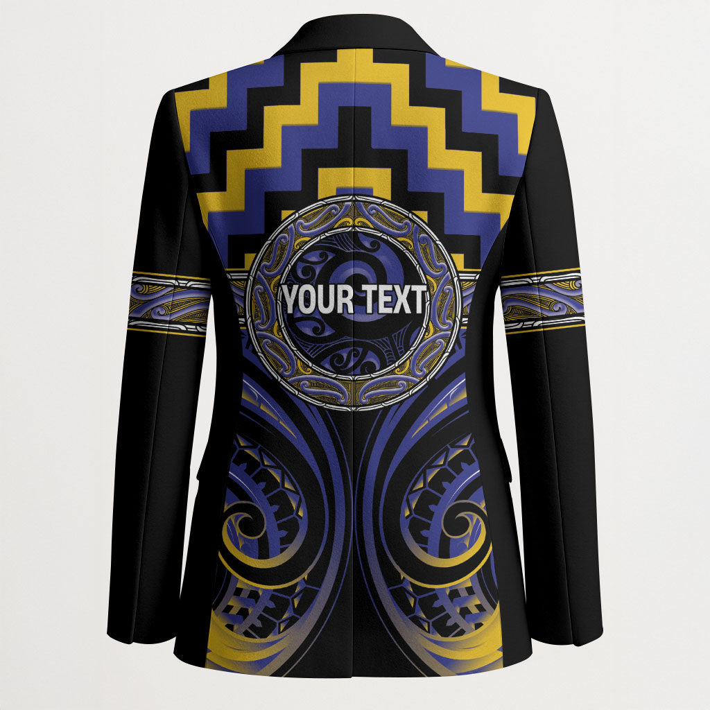 Aotearoa Ngati Raukawa Personalised Blazer Maori Iwi Poutama Puhoro Tattoo LT14 - Polynesian Pride