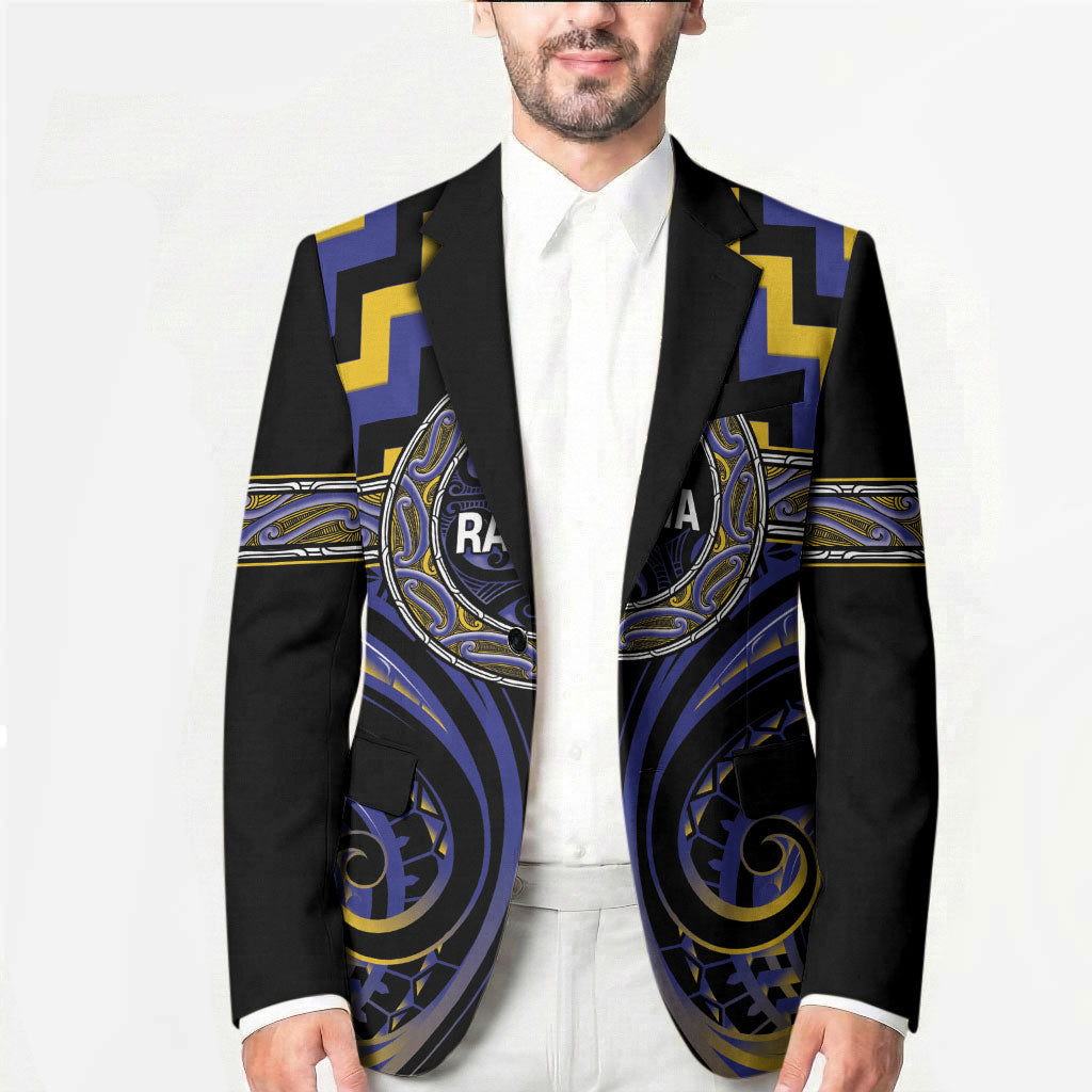 Aotearoa Ngati Raukawa Personalised Blazer Maori Iwi Poutama Puhoro Tattoo LT14 - Polynesian Pride