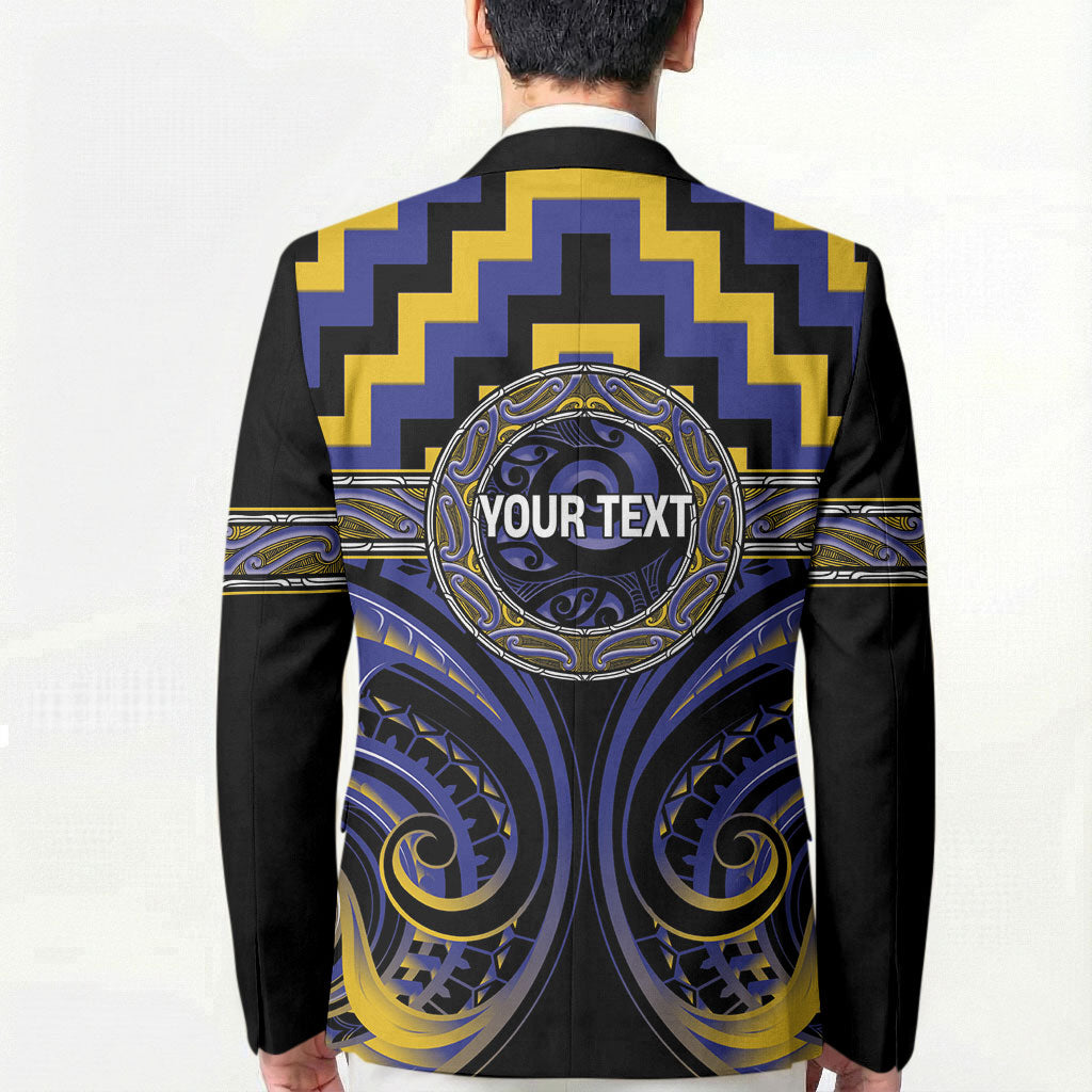 Aotearoa Ngati Raukawa Personalised Blazer Maori Iwi Poutama Puhoro Tattoo LT14 - Polynesian Pride