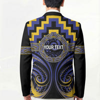 Aotearoa Ngati Raukawa Personalised Blazer Maori Iwi Poutama Puhoro Tattoo LT14 - Polynesian Pride