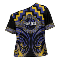 Aotearoa Ngati Raukawa Personalised Cross Shoulder Shirt Maori Iwi Poutama Puhoro Tattoo LT14 - Polynesian Pride