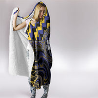 Aotearoa Ngati Raukawa Hooded Blanket Maori Iwi Poutama Puhoro Tattoo LT14 - Polynesian Pride