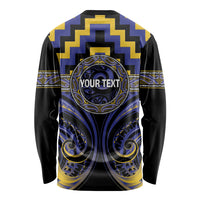Aotearoa Ngati Raukawa Personalised Long Sleeve Shirt Maori Iwi Poutama Puhoro Tattoo LT14 - Polynesian Pride
