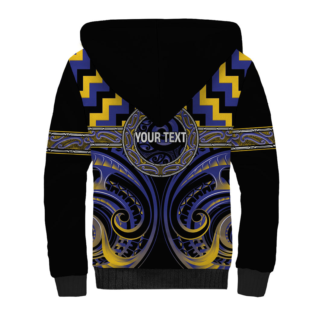Aotearoa Ngati Raukawa Personalised Sherpa Hoodie Maori Iwi Poutama Puhoro Tattoo LT14 - Polynesian Pride