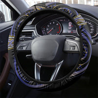 Aotearoa Ngati Raukawa Steering Wheel Cover Maori Iwi Poutama Puhoro Tattoo LT14 - Polynesian Pride
