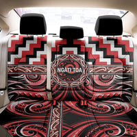 Aotearoa Ngati Toa Back Car Seat Cover Maori Iwi Poutama Puhoro Tattoo LT14 - Polynesian Pride