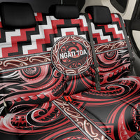 Aotearoa Ngati Toa Back Car Seat Cover Maori Iwi Poutama Puhoro Tattoo LT14 - Polynesian Pride