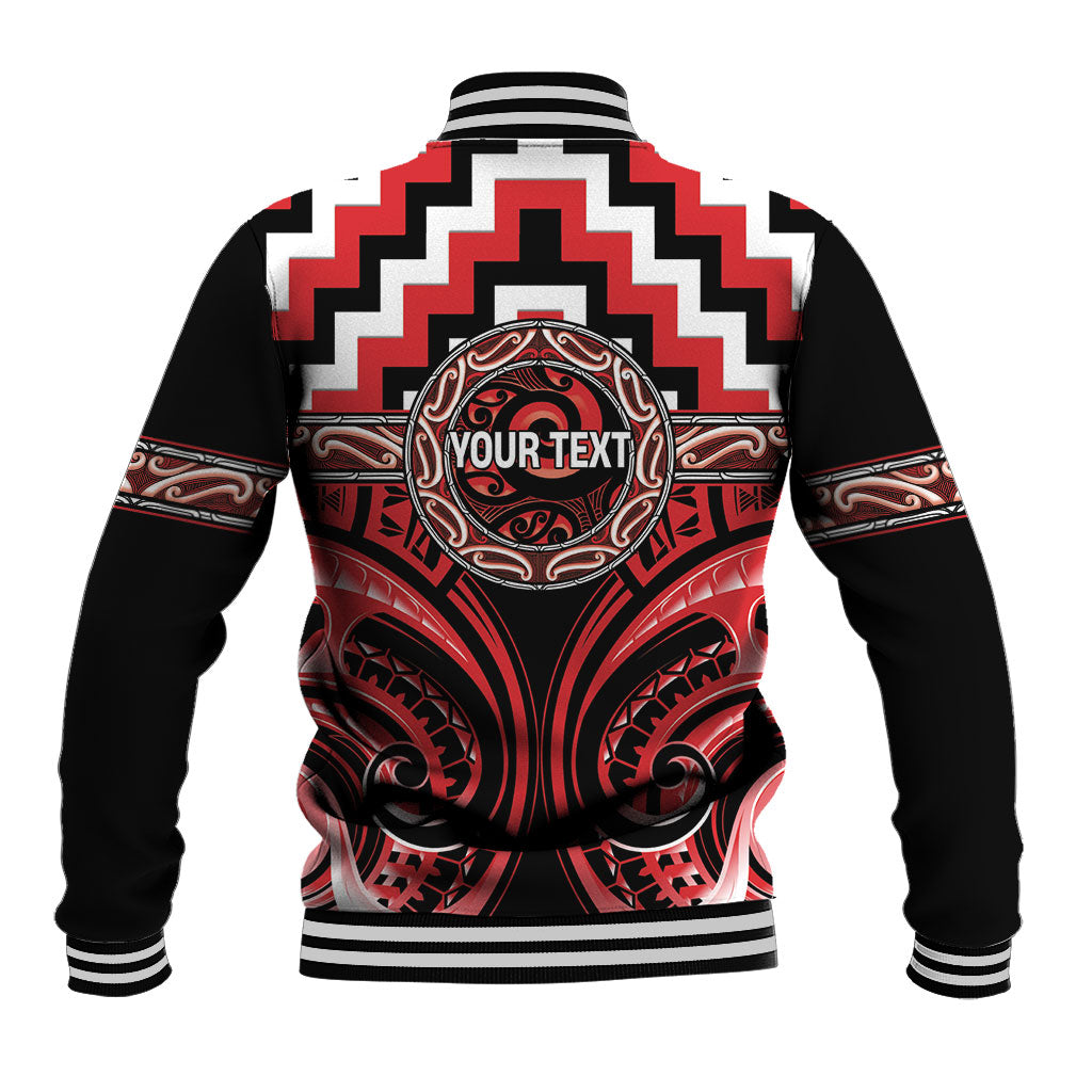 Aotearoa Ngati Toa Personalised Baseball Jacket Maori Iwi Poutama Puhoro Tattoo LT14 - Polynesian Pride