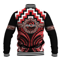 Aotearoa Ngati Toa Personalised Baseball Jacket Maori Iwi Poutama Puhoro Tattoo LT14 - Polynesian Pride