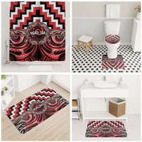 Aotearoa Ngati Toa Bathroom Set Maori Iwi Poutama Puhoro Tattoo LT14 - Polynesian Pride