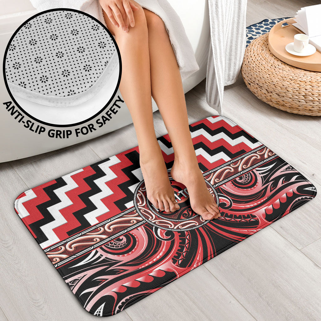 Aotearoa Ngati Toa Bathroom Set Maori Iwi Poutama Puhoro Tattoo LT14 - Polynesian Pride