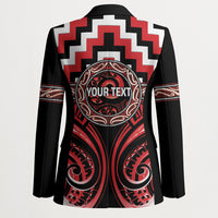 Aotearoa Ngati Toa Personalised Blazer Maori Iwi Poutama Puhoro Tattoo LT14 - Polynesian Pride