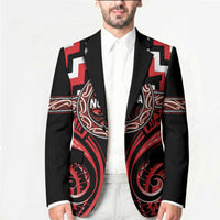Aotearoa Ngati Toa Personalised Blazer Maori Iwi Poutama Puhoro Tattoo LT14 - Polynesian Pride