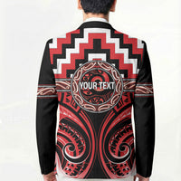 Aotearoa Ngati Toa Personalised Blazer Maori Iwi Poutama Puhoro Tattoo LT14 - Polynesian Pride