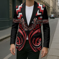 Aotearoa Ngati Toa Personalised Blazer Maori Iwi Poutama Puhoro Tattoo LT14 - Polynesian Pride