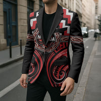 Aotearoa Ngati Toa Personalised Blazer Maori Iwi Poutama Puhoro Tattoo LT14 - Polynesian Pride