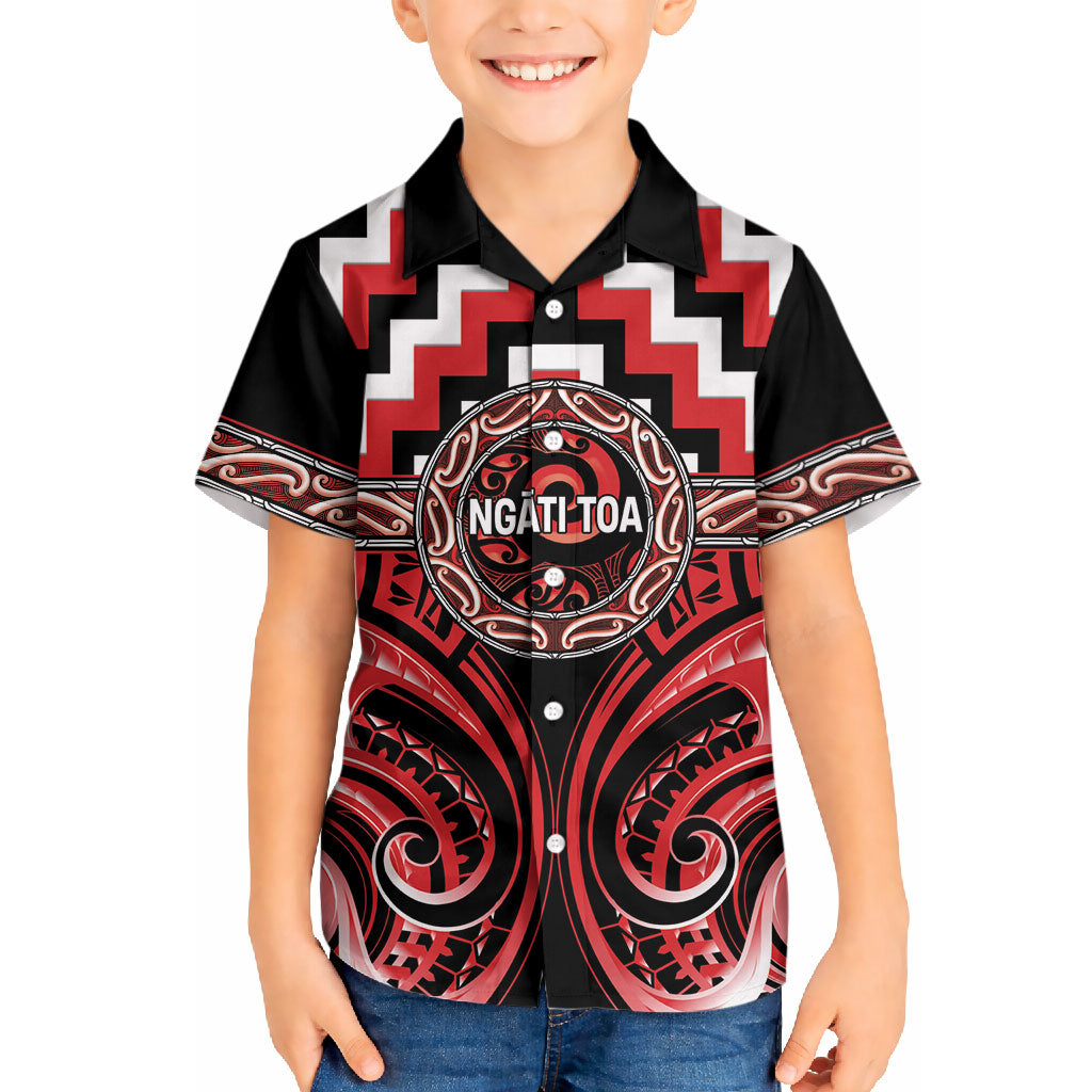 Aotearoa Ngati Toa Personalised Hawaiian Shirt Maori Iwi Poutama Puhoro Tattoo LT14 - Polynesian Pride