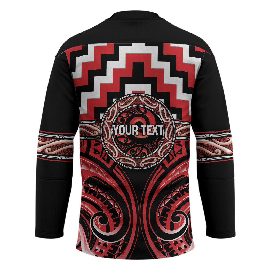 Aotearoa Ngati Toa Personalised Hockey Jersey Maori Iwi Poutama Puhoro Tattoo LT14 - Polynesian Pride