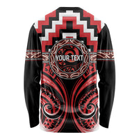 Aotearoa Ngati Toa Personalised Long Sleeve Shirt Maori Iwi Poutama Puhoro Tattoo LT14 - Polynesian Pride