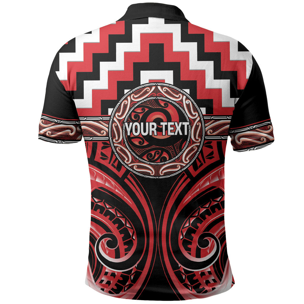 Aotearoa Ngati Toa Personalised Polo Shirt Maori Iwi Poutama Puhoro Tattoo LT14 - Polynesian Pride
