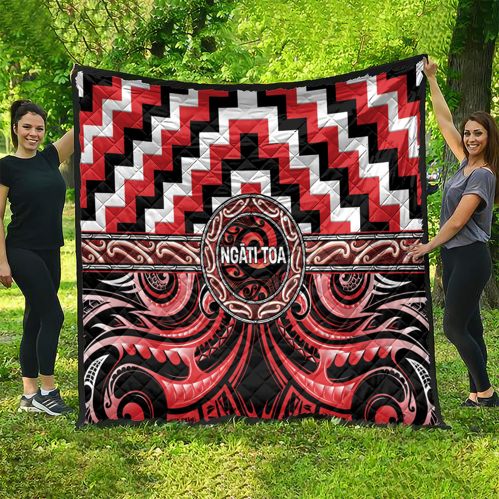 Aotearoa Ngati Toa Quilt Maori Iwi Poutama Puhoro Tattoo LT14 - Polynesian Pride