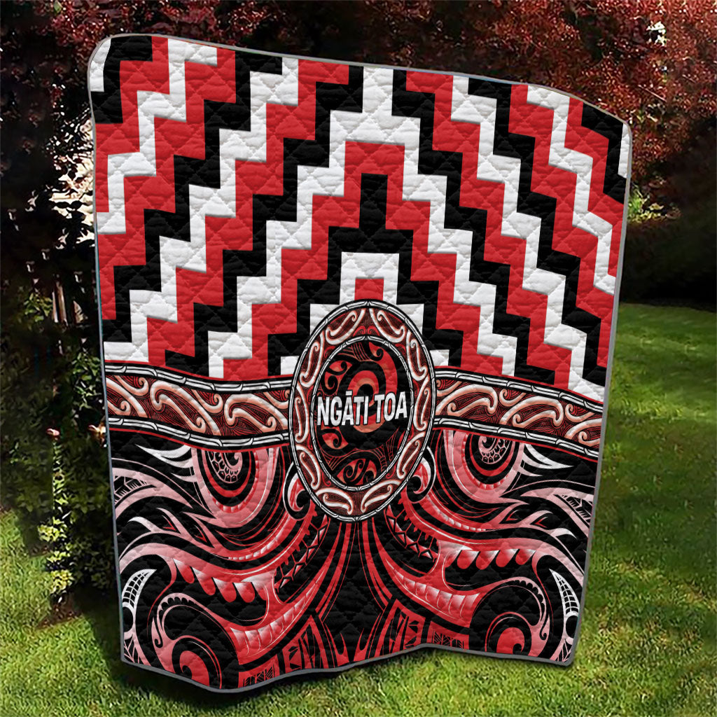 Aotearoa Ngati Toa Quilt Maori Iwi Poutama Puhoro Tattoo LT14 - Polynesian Pride