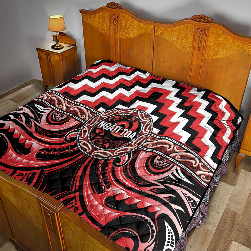 Aotearoa Ngati Toa Quilt Maori Iwi Poutama Puhoro Tattoo LT14 - Polynesian Pride