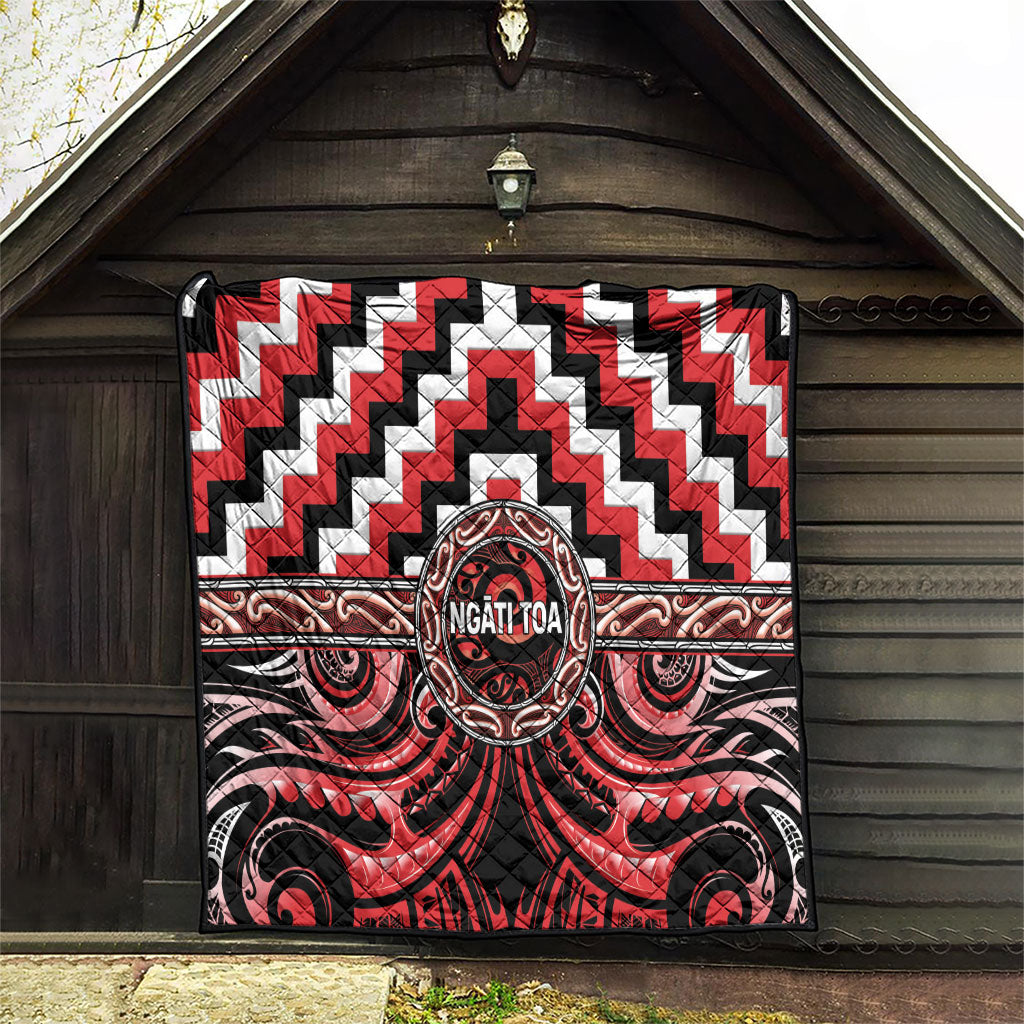 Aotearoa Ngati Toa Quilt Maori Iwi Poutama Puhoro Tattoo LT14 - Polynesian Pride