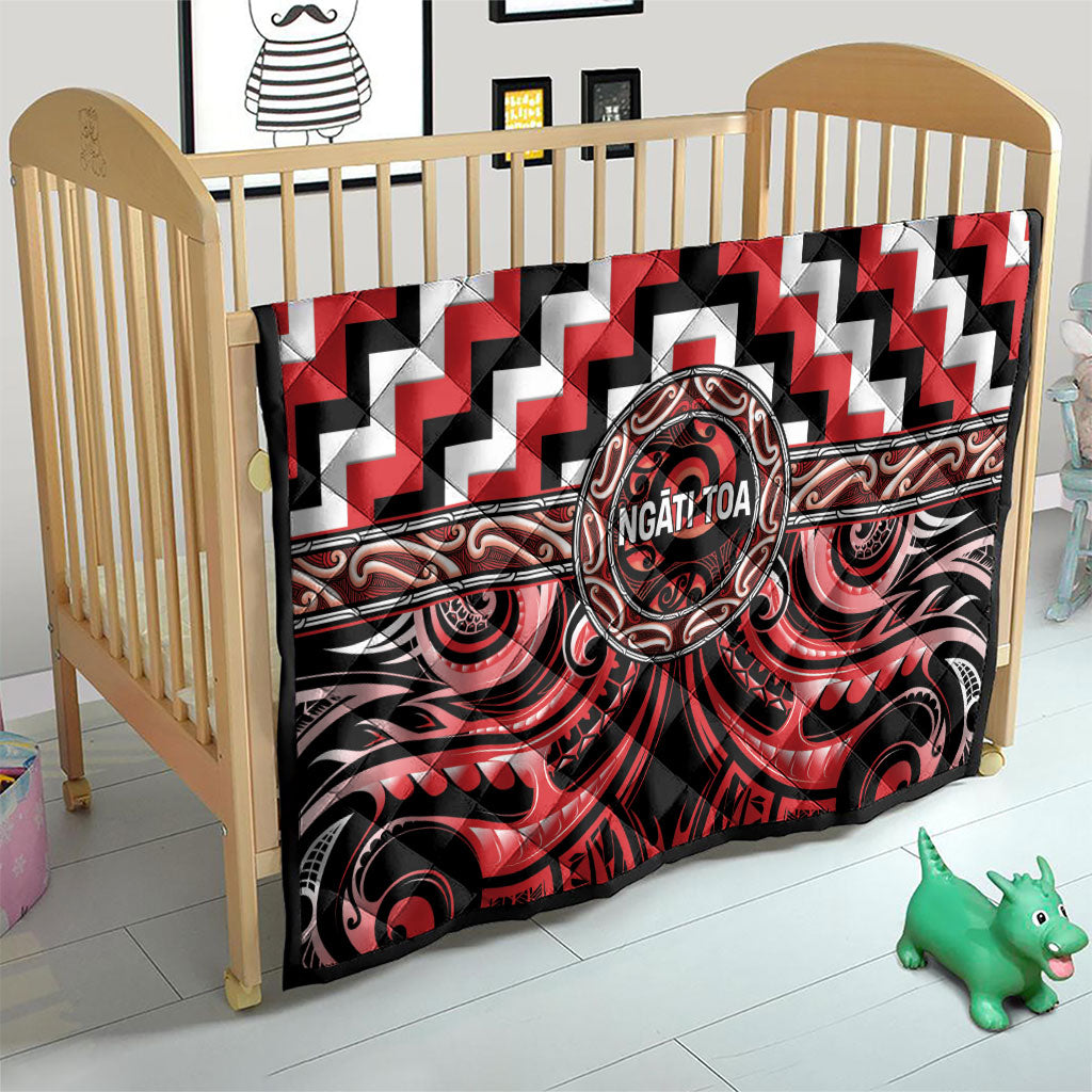 Aotearoa Ngati Toa Quilt Maori Iwi Poutama Puhoro Tattoo LT14 - Polynesian Pride