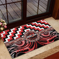 Aotearoa Ngati Toa Rubber Doormat Maori Iwi Poutama Puhoro Tattoo LT14 - Polynesian Pride
