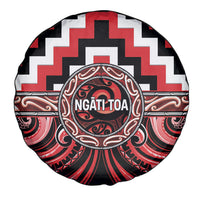Aotearoa Ngati Toa Spare Tire Cover Maori Iwi Poutama Puhoro Tattoo LT14 - Polynesian Pride
