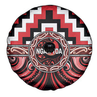 Aotearoa Ngati Toa Spare Tire Cover Maori Iwi Poutama Puhoro Tattoo LT14 - Polynesian Pride