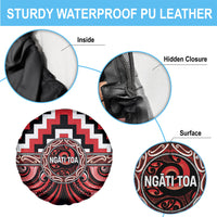 Aotearoa Ngati Toa Spare Tire Cover Maori Iwi Poutama Puhoro Tattoo LT14 - Polynesian Pride