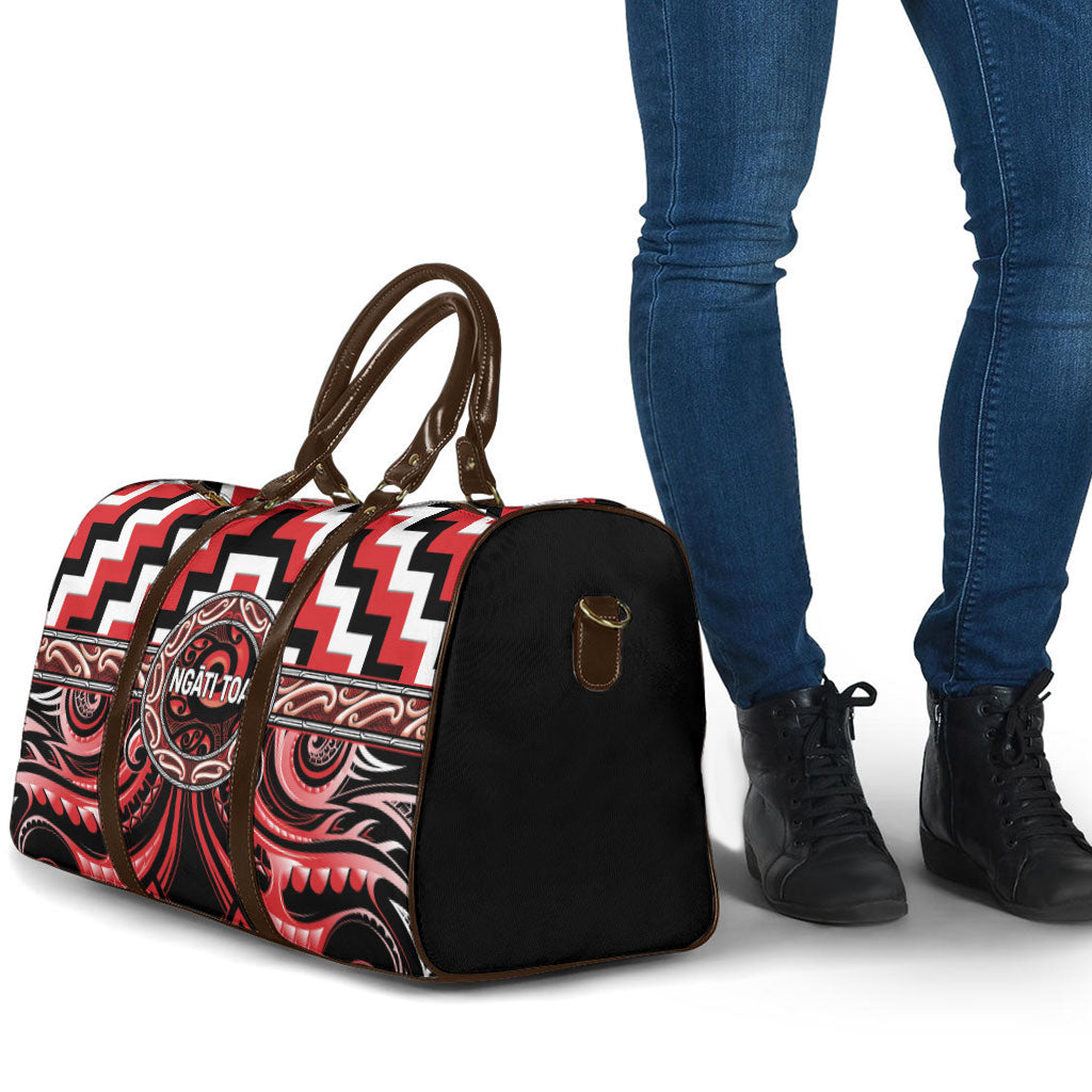 Aotearoa Ngati Toa Travel Bag Maori Iwi Poutama Puhoro Tattoo LT14 - Polynesian Pride