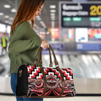 Aotearoa Ngati Toa Travel Bag Maori Iwi Poutama Puhoro Tattoo LT14 - Polynesian Pride