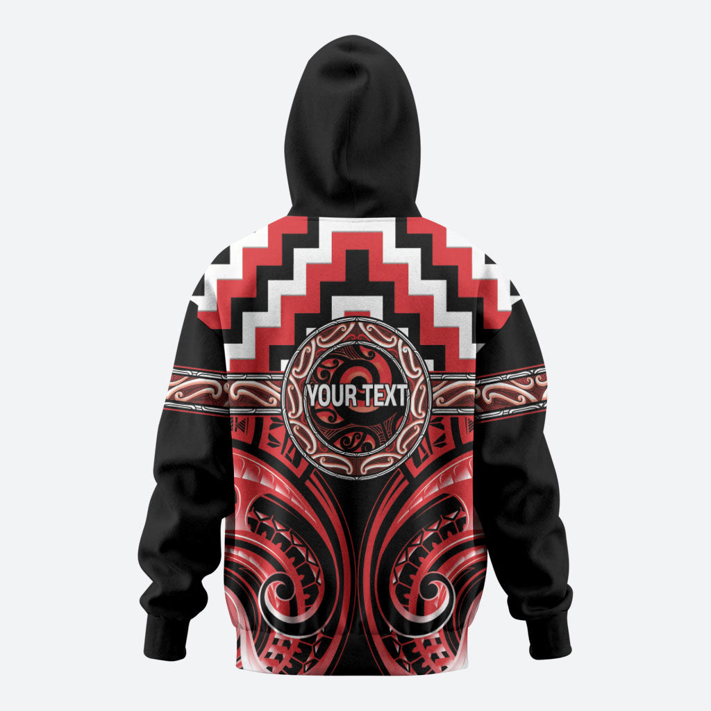 Aotearoa Ngati Toa Personalised Zip Hoodie Maori Iwi Poutama Puhoro Tattoo LT14 - Polynesian Pride