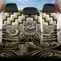 Aotearoa Ngati Tama Back Car Seat Cover Maori Iwi Poutama Puhoro Tattoo LT14 One Size Yellow - Polynesian Pride