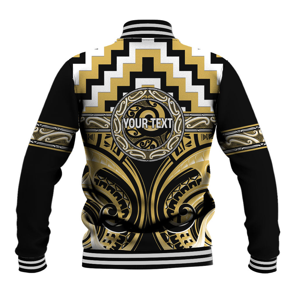 Aotearoa Ngati Tama Personalised Baseball Jacket Maori Iwi Poutama Puhoro Tattoo LT14 - Polynesian Pride