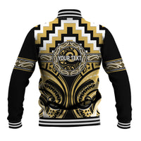 Aotearoa Ngati Tama Personalised Baseball Jacket Maori Iwi Poutama Puhoro Tattoo LT14 - Polynesian Pride