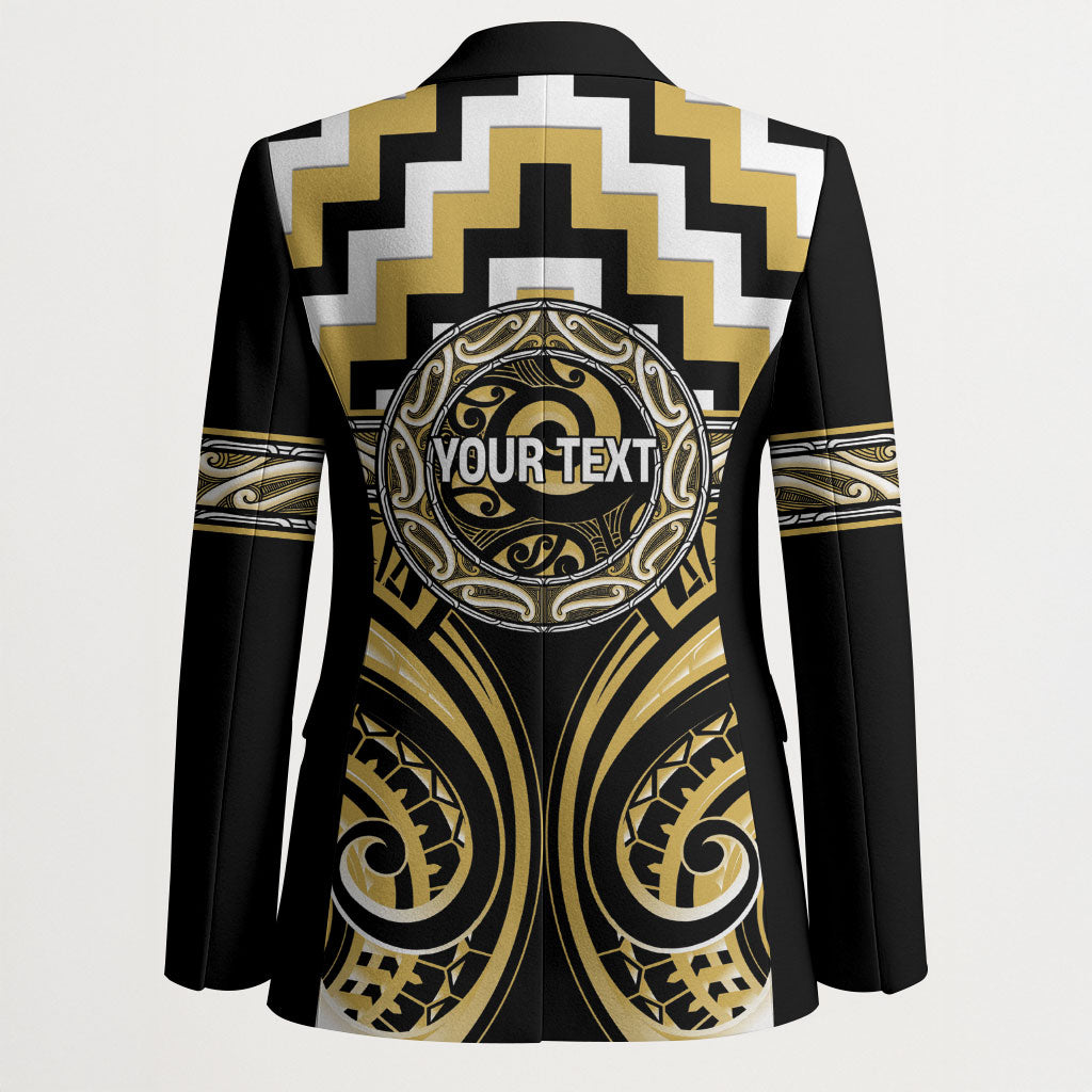 Aotearoa Ngati Tama Personalised Blazer Maori Iwi Poutama Puhoro Tattoo LT14 - Polynesian Pride