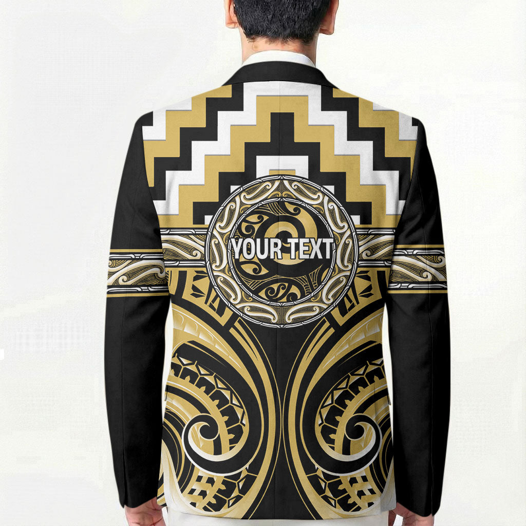 Aotearoa Ngati Tama Personalised Blazer Maori Iwi Poutama Puhoro Tattoo LT14 - Polynesian Pride