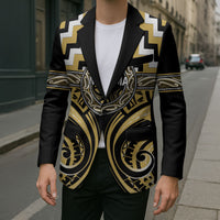 Aotearoa Ngati Tama Personalised Blazer Maori Iwi Poutama Puhoro Tattoo LT14 - Polynesian Pride