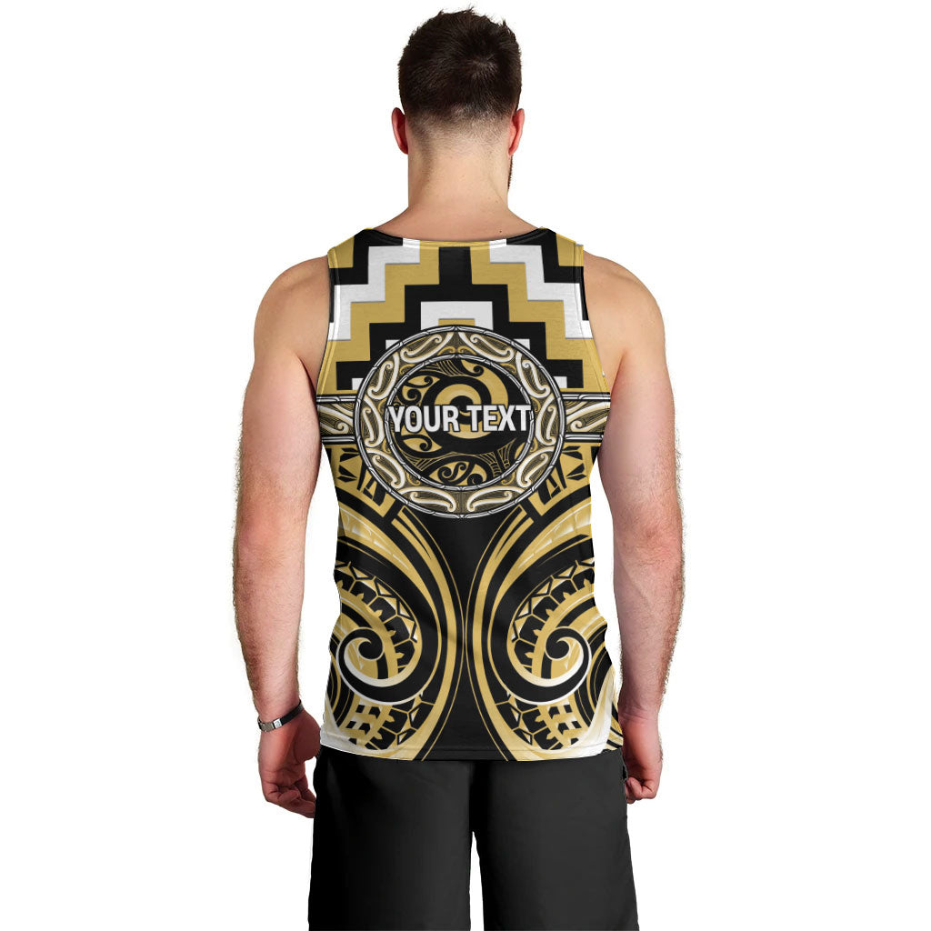Aotearoa Ngati Tama Personalised Men Tank Top Maori Iwi Poutama Puhoro Tattoo LT14 - Polynesian Pride
