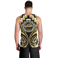 Aotearoa Ngati Tama Personalised Men Tank Top Maori Iwi Poutama Puhoro Tattoo LT14 - Polynesian Pride