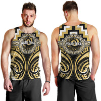 Aotearoa Ngati Tama Personalised Men Tank Top Maori Iwi Poutama Puhoro Tattoo LT14 - Polynesian Pride