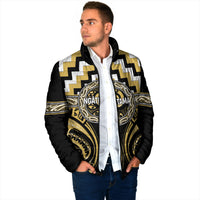 Aotearoa Ngati Tama Personalised Padded Jacket Maori Iwi Poutama Puhoro Tattoo LT14 - Polynesian Pride
