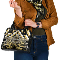 Aotearoa Ngati Tama Shoulder Handbag Maori Iwi Poutama Puhoro Tattoo LT14 - Polynesian Pride