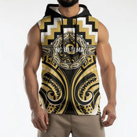 Aotearoa Ngati Tama Personalised Sleeveless Hoodie Maori Iwi Poutama Puhoro Tattoo LT14 - Polynesian Pride
